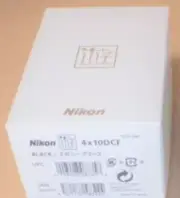 Nikon binoculars play 4X10DCF roof prism 4times 10caliber ebony black Japan New
