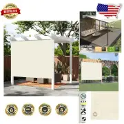 12' x 14' Sun Shade Screen with Copper Grommets - Ideal for Gardens & Patios