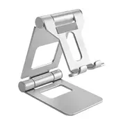 Brateck Aluminium Foldable Stand For Phones and Tablets - Silver