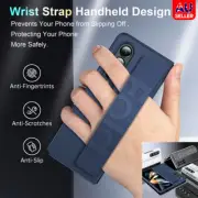 For Samsung Z Fold 6 / 5 / 4 /3 5G Case Shockproof Silicone Cover With Wristband