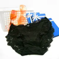 在飛比找PChome24h購物優惠-日本進口【千趣會】義大利製造性感時尚夜黑內褲