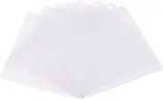 uxcell 140mm Computer Fan Filter Grills PVC Mesh Dustproof Case Cover for Computers, White Pack of 8