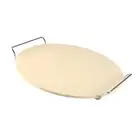 Pizza Stone for Oven with Rack Stand Cordierite Bread Baking Stone