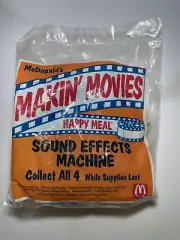 McDonald’s Happy Meal Toy Makin' Movies Sound Effects Machine 1993 NIP