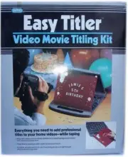 SIMA Easy Titler Video Movie Titling Kit
