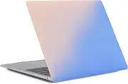 Case Compatible with New MacBook Air 13.6 inch 2022 2024 Release A2681 A3113 M2 M3 with Liquid Retina Display and Touch ID, Plastic Laptop Hard Shell Protective Case - Pink Blue Gradient