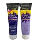 2 Pack John Frieda Violet Crush Purple For Blondes Shampoo+Conditioner 8.3 oz