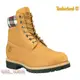 賠售【聯名款】TIMBERLAND WOOLRICH聯名10061黃靴款 羊毛格紋護墊 小麥色經典防水6吋靴 US10M