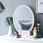 NNECW Large Lighted Makeup Mirror with Remote Control &amp 4 Colour Modes-White