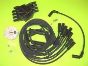 VOLVO PENTA 5.0 5.7 GI GXI FLAT DISTRIBUTOR CAP ROTOR spark plug wires kit SET