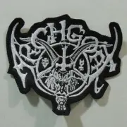 ARCHGOAT Jesus Spawn Shaped SMALL PATCH Embroidered Band Logo Cut Out