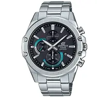 在飛比找PChome24h購物優惠-【CASIO】EDIFICE 時尚藍寶石玻璃鏡面不鏽鋼腕錶-