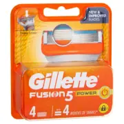 Gillette Fusion5 Power Cartridges 4 Pack