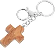 [BESPORTBLE] Cross Keychain Pendant Durable Key Ring Accessory for Men Women Unique Bag Charm Decoration for Keys Purses and