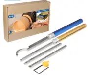 Carbide Inserts Cutter 6 in 1 Wood Turning Tools Woodturning Tool Set Swan Lathe