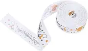 Ipetboom 1 Roll Graduation Present Ribbon of Yards Decorative Satin Ribbon for Graduation Parties Spring Summer Decor Vibrant Colors