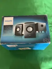 Phillips Spa1330 Computer Speakers With Subwoofer Brand New