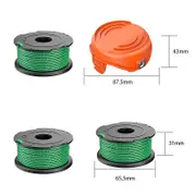 14.59 New For Black & Decker GL8033 GL9035 A6486 GL7033 Trimmer Line 3 Spools+1 Cover