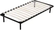 Single Metal Bed Frame with Black Finish - Bedroom Furniture