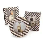 Courtly Frames Gift Set, Cute Picture Frame Set, Round, Square, and