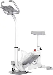 Magnetic Elliptical Machineith LCD Monitor Trainer Pulse Rate Grips Perfect for Fitness Training Muscle Building Weight Loss Portable