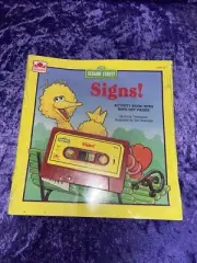 Ideal Big Bird StoryMagic Signs Sesame St. Book/Tape Sealed In Package Unopened