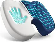 Chair Cushion, Seat Cushion for Office Chair, Car Seat Cushion, Coccyx Orthopedic Pillow, Memory Foam Sitting Pillow for Computer, Seat Pad for Gaming, Washable Cover