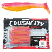 Rapala CrushCity Heavy Hitter Softbait 3in Pink Sunset Qty 6