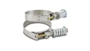 Vibrant Performance 27820 Spring Loaded T-Bolt Clamps (Pack of 2) - Clamp Range: