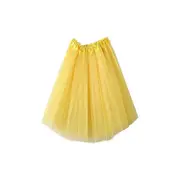 Womens Pleated Gauze Short Skirt Adult Tutu Dancing Skirt 3Pcs