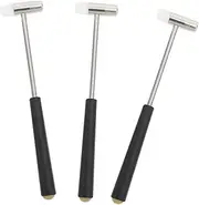 CORHAD Smooth Edged Iron Rubber Block Assembly Hammers Safe for Boys and Girls' Toys 3pcs Set