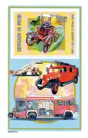History of the fire department 2001 - Perforated - Luxury block