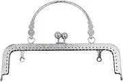 [KONGKNUANK] Metal Purse Frames，Bag Making Supplies Purse Clasp Frame Bag Kiss Clasp Lock for DIY Craft Purse Bag Making 18CM/20CM