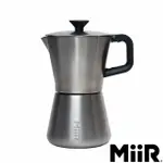 【MIIR】NEW STANDARD MOKA POT 經典摩卡壺 10OZ/300ML(銀)