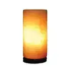 Himalayan Pink Salt Lamp 12V 12W Cylinder Shape Carved Crystal Rock
