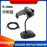 Zebra DS2208-SR7U2100SGW 1D/2D USB Handheld Barcode Scanner Imager with Stand