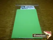 2MM THIN FLY TYING FOAM CHARTREUSE 2-PACK - NEW TERRESTRIAL FLY TYING MATERIALS