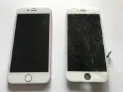iPhone 7 Cracked Glass Broken LCD Screen Repair Replacement Mail In Service FAST