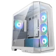 MSI MAG PANO M100R PZ WHITE Micro ATX Case, 1x USB 3.2, 2x USB 2.0, 1x Audio, 1x Mic, 4x PCI-E, 2x 2.5', 2x 3