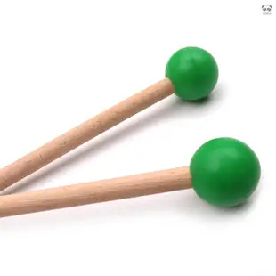 木琴/馬林巴琴槌 鍵盤槌 楓木杆+橡膠頭材質 長度365mm 綠色款