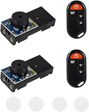 BTFO 2pcs Hidden Cricket Voice Maker, Black Prank Funny Office Prankster Stuff Sound Prank Device with Remote Control for Adults Office Home Car and Parties
