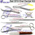 9 Pcs Orthodontics Oral Dental Kit Pliers Cutter Scissor Tweezer Lab Instruments