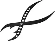 Garende Eyebrow Ruler Draw Eyebrow Save Time for Beginner Woman Professional Home Makeup, Black