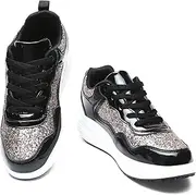 [kkdom] Women's Walking Shoes Breathable Mesh Comfort Lightweight Wedge Platform Sneakers