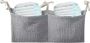 Crib Storage Caddy | Portable Bedside Bag Diaper Nursery Crib Organizer - Multiple-Use Organizing Bag Cotton Baby Bedding for Dormitory & Chair