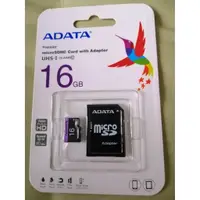 在飛比找蝦皮購物優惠-威剛 ADATA Micro SDHC U1 16GB 16