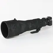 CHASING BIRDS Camouflage Waterproof Lens Coat for Nikon Z 600mm f/4 TC VR S Rainproof Lens Protective Cover (Shadow Black)
