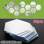 Hot New Stickers Decals Mosaic Practical 24Pcs Removable Tiles Decor Wall