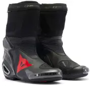 Dainese Axial 2 Air, boots perforated , color: Black/Black/Neon-Red , size: 39 EU