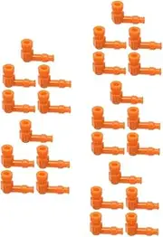 MUCKLILY 5sets Waterproof Motorcycle Spark Plug Cap Boot Cover for Scooter Heat Resistant Engine Accessory for Bicycle 5pcs*5
